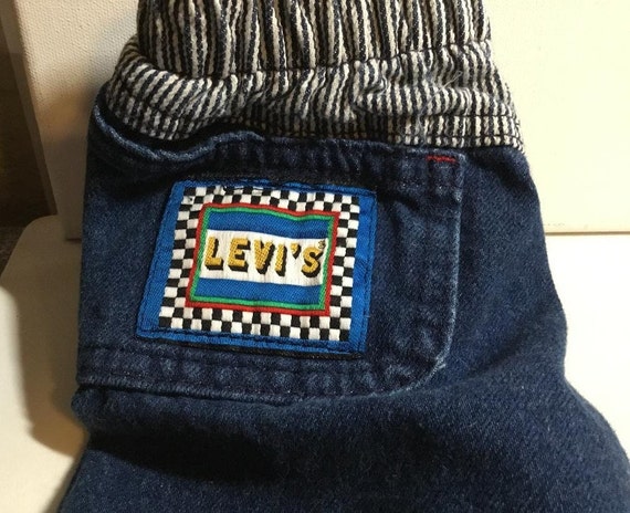Vintage Little Levi's Denim Racing Jeans. RARE Levi's W