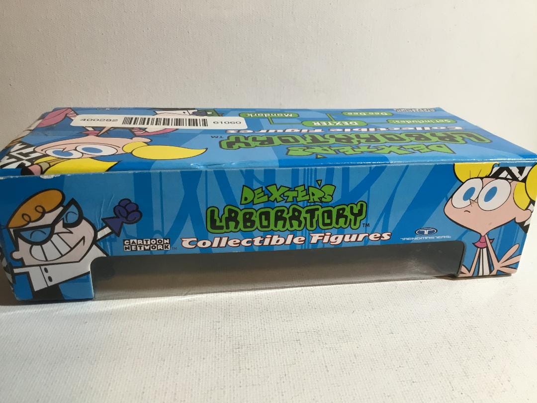 Vintage Dexters Laboratory Collectible Figurines. Cartoon Network