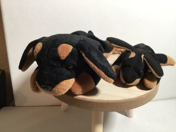 Vintage Ty Beanie Teenie Beanie Doby the Doberman Retired Beanie Babies Etsy Canada