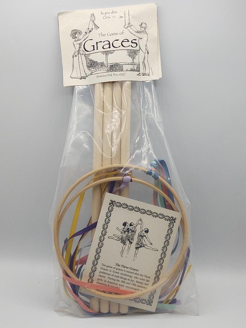 Game of Graces Historical Folk Art Toys French Hoops - Etsy