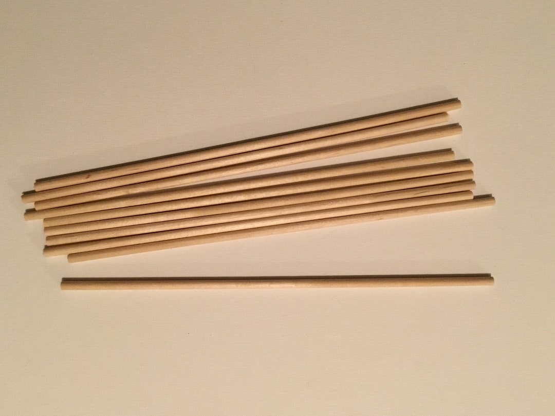 Wooden Craft Dowels, Sticks. Natural and Unfinished Etsy