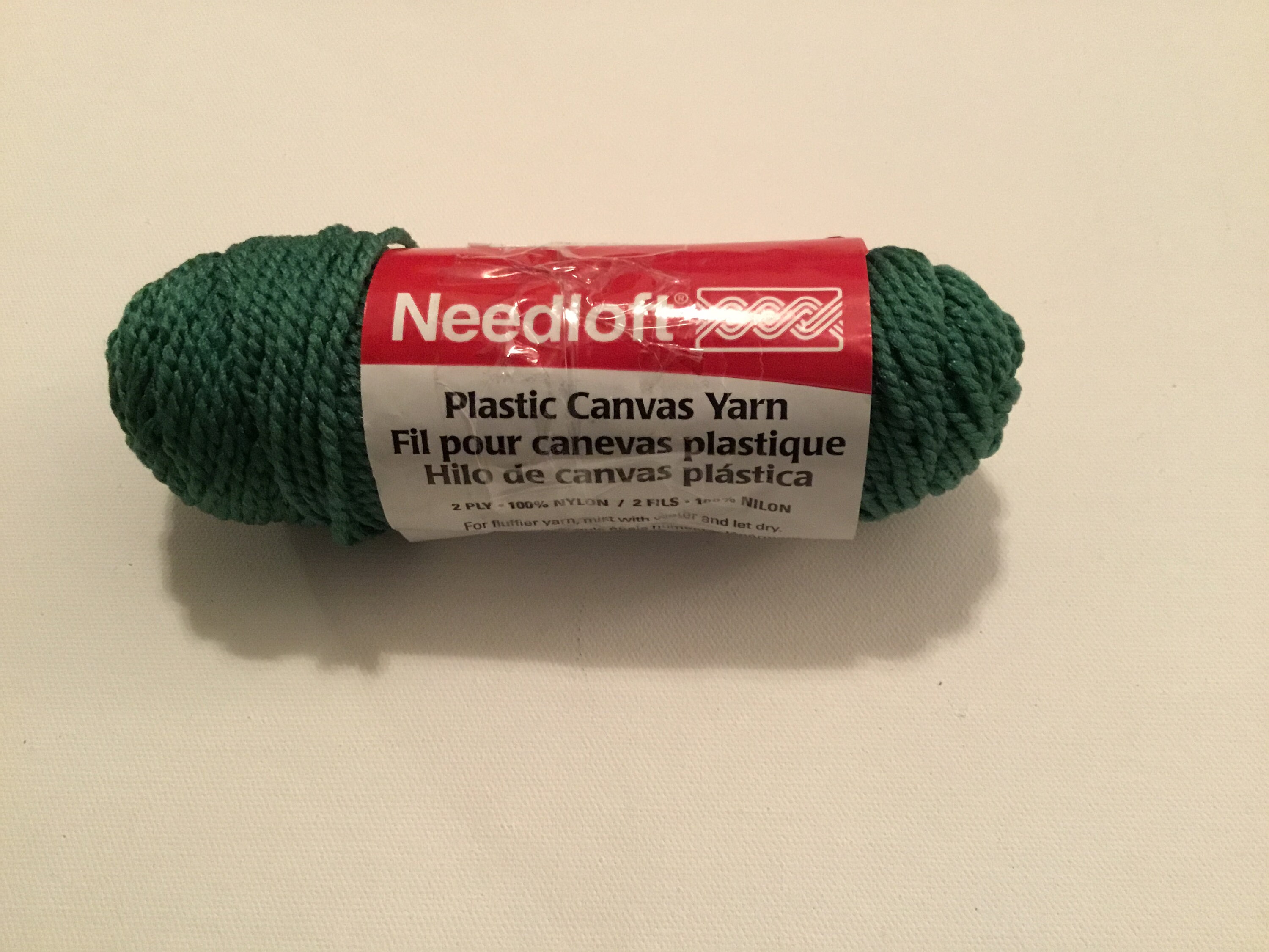 Vintage Needloft Plastic Canvas Yarn. 100 Nylon. Knit Etsy