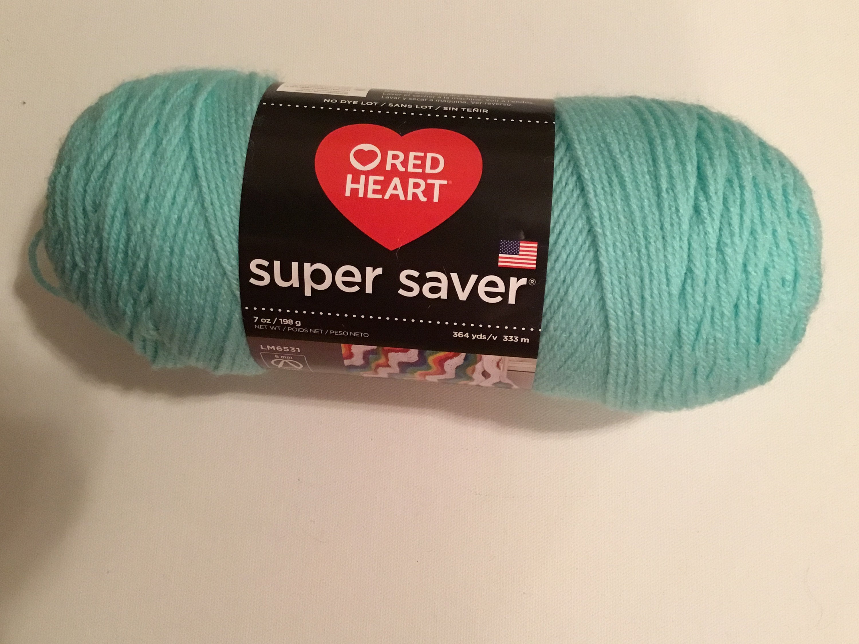 Red Heart Super Saver Yarn Color Minty. 100 acrylic Knit Etsy