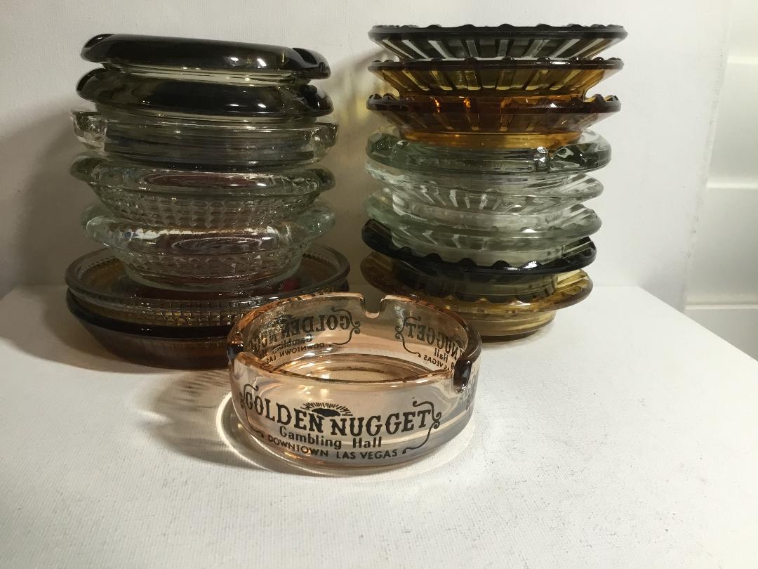 Vintage Casinos Hotels Restaurants Bars Diners Ashtrays. Gaming Night Ashtrays, Trinket Holders, Nostalgic Vintage Collectible Ashtrays.