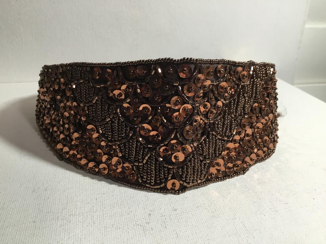 Vintage Speyer Milor Ltd. Beaded Belts, Cummerbund Beaded  display picture 2
