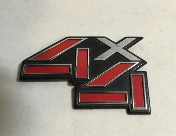 Vintage Mazda 4X4 1987-1993 B2600i Emblem Fender Logo Nameplate