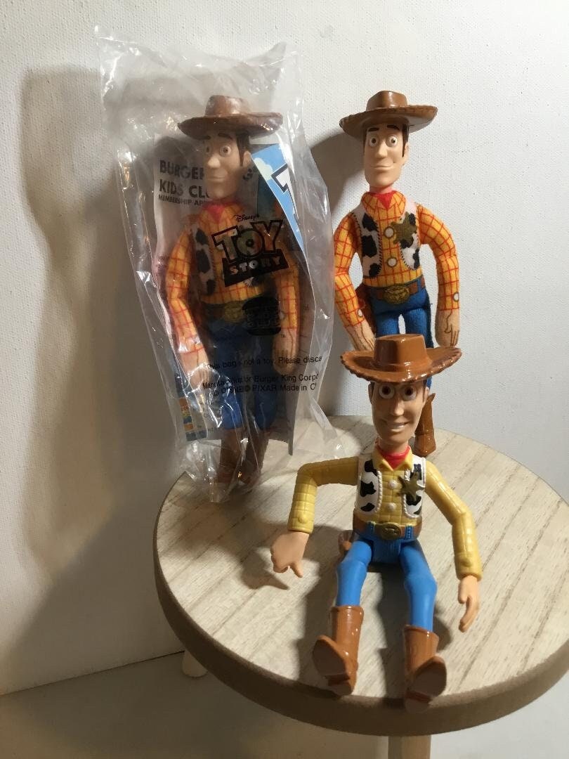 Vintage Burger King Kids Club Woody Toy Story, Cowboy Woody