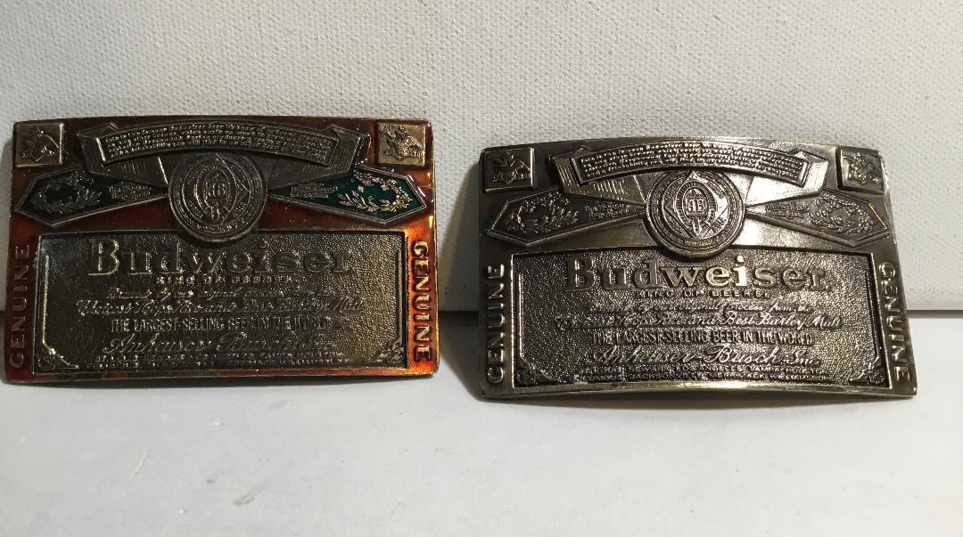 Budweiser Belt Buckle - Etsy