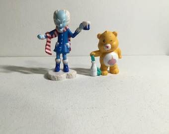 Vintage Care Bear American Greetings -1983,1984,1985. Miniature Care Bear Collectibles, Professor Cloud Keeper and Birthday Care Bear