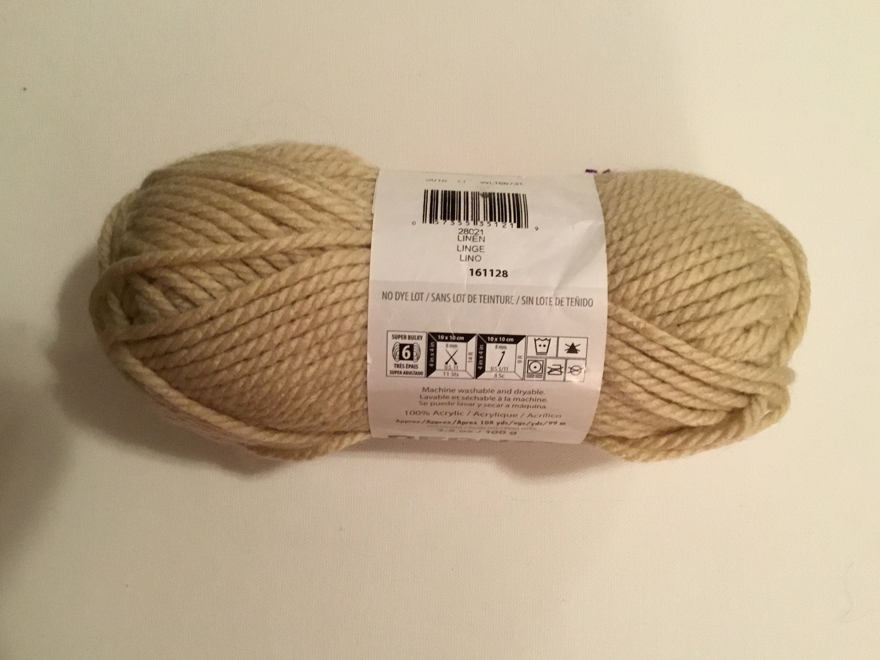 2 Softee Chunky Yarn by Bernat, Dark Green 161128,3.5 oz/100g