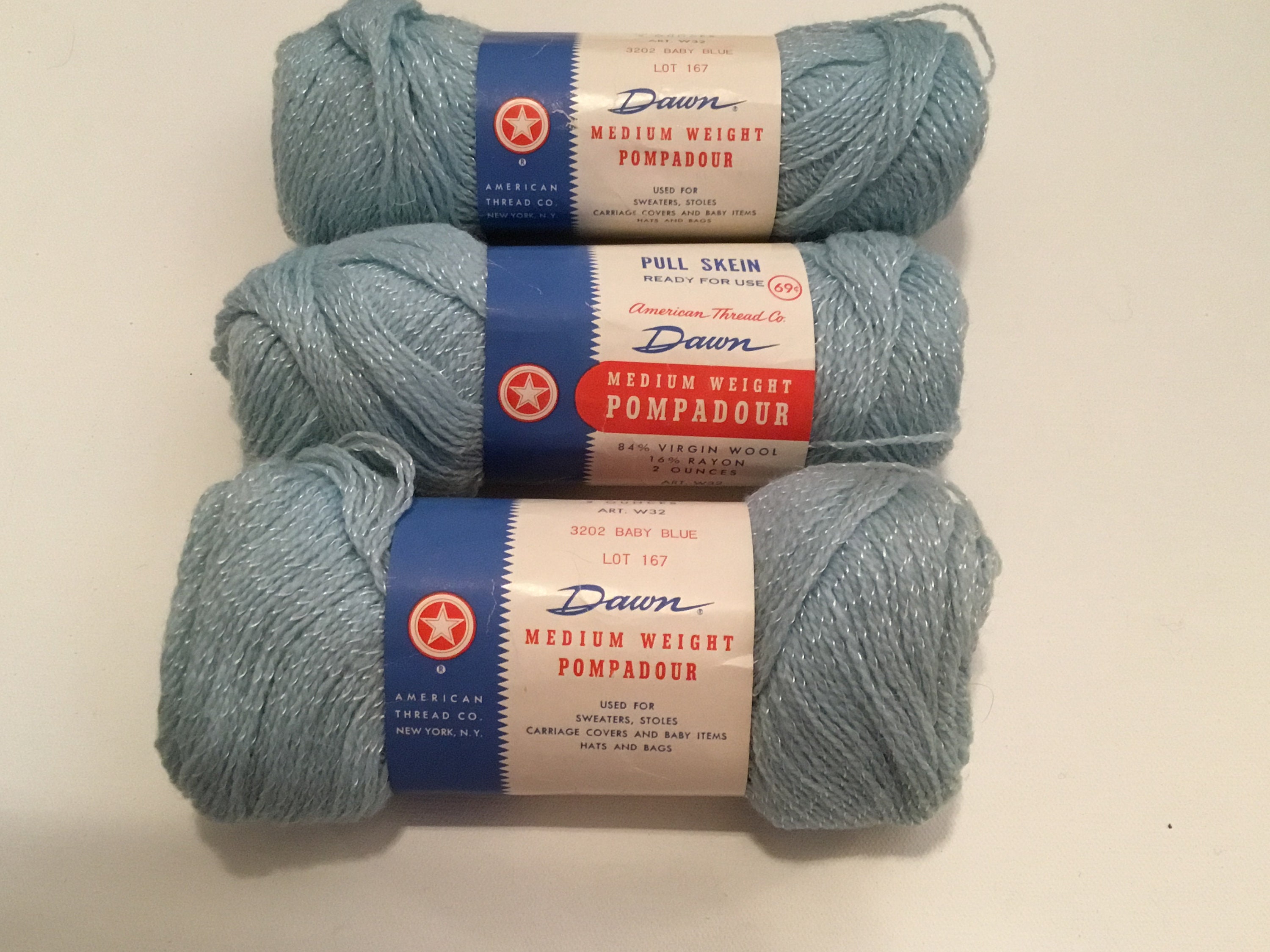 Vintage Rare American Thread Company Dawn Medium Weight Etsy