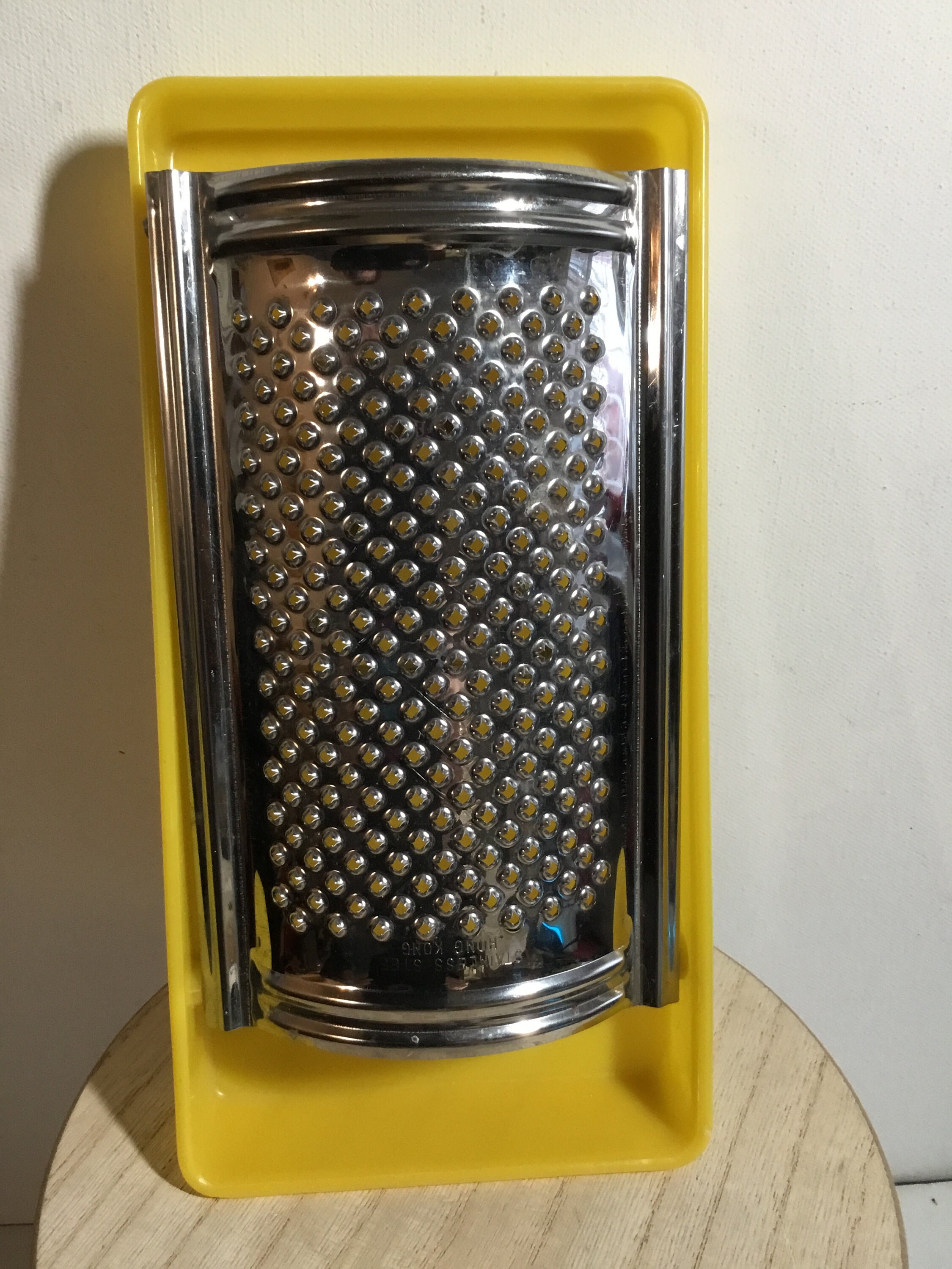 Vintage French Mouli Rape Hand Held Cheese Grater, Retro 1930s