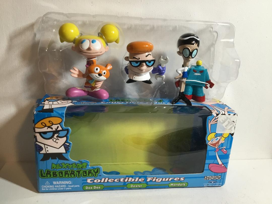 Vintage Dexters Laboratory Collectible Figurines. Cartoon Network