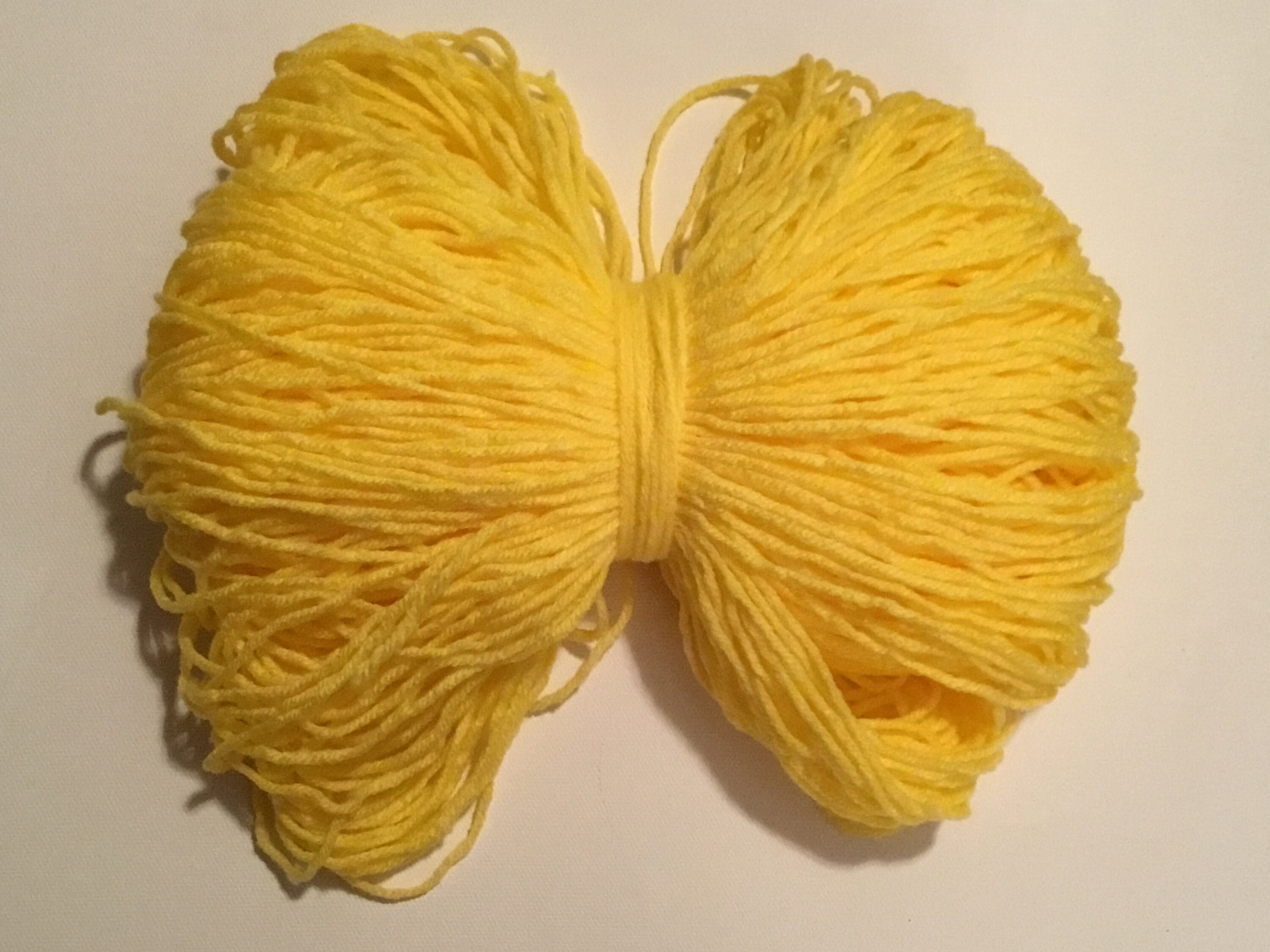 Destash Primary Yellow Acrylic Yarn. Knit Crochet Yarn Etsy