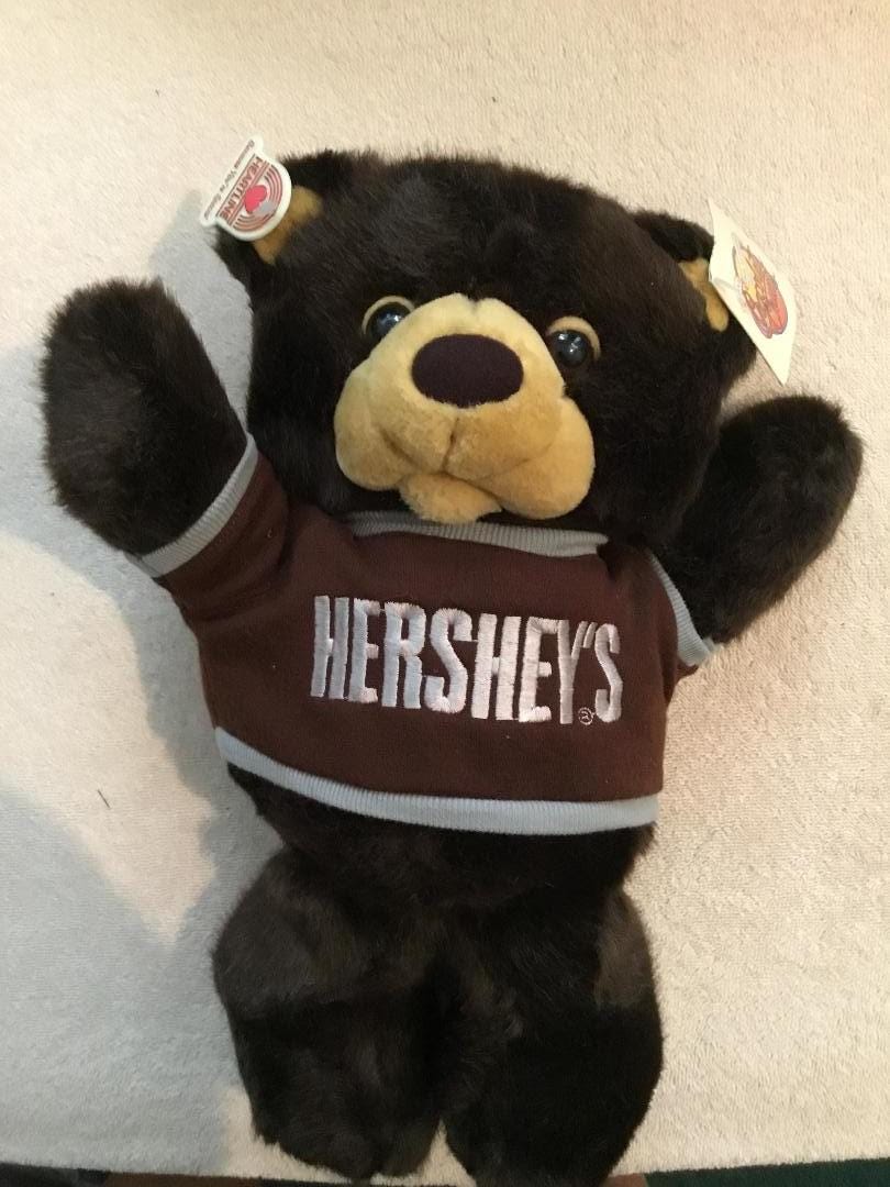 Vintage Hershey's “coco” Teddy Bear Plush 1987 Heartline