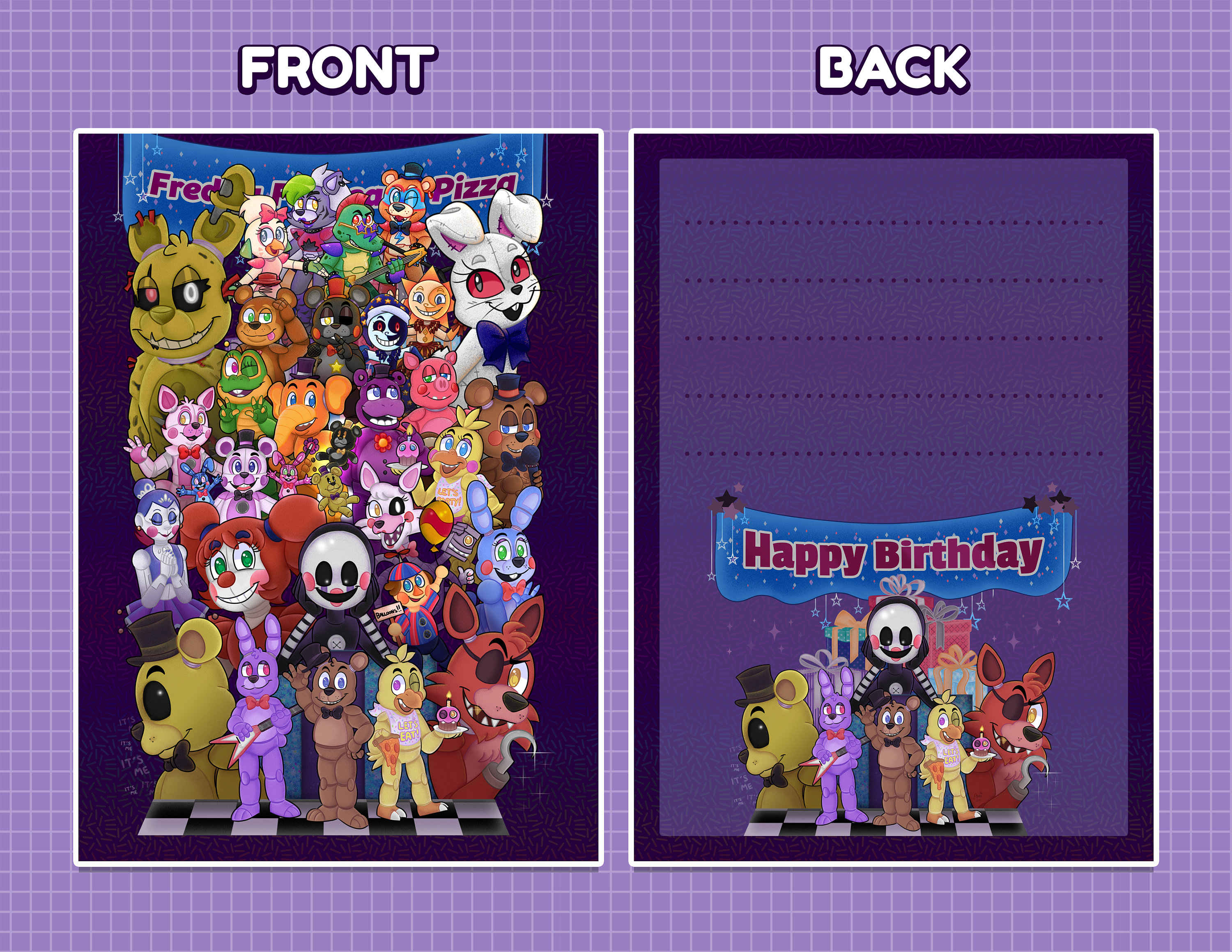 Model GT - Fnaf x Mega Man Glitchtrap Poster for Sale by Thynee's