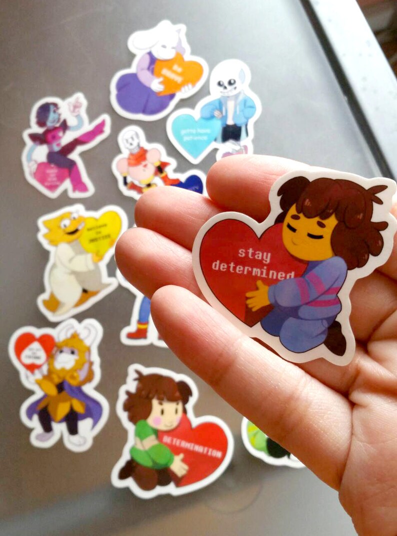 UNDERTALE / DELTARUNE Sticker Sheets Stickers 3 pcs Etsy