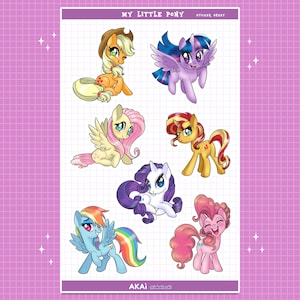 My Little Pony Sticker Sheet | Stickers | My Little Pony: Friendship is Magic
