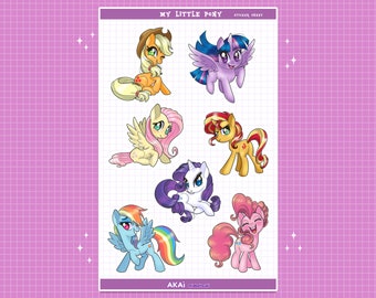 My Little Pony Sticker Sheet | Stickers | My Little Pony: Friendship is Magic