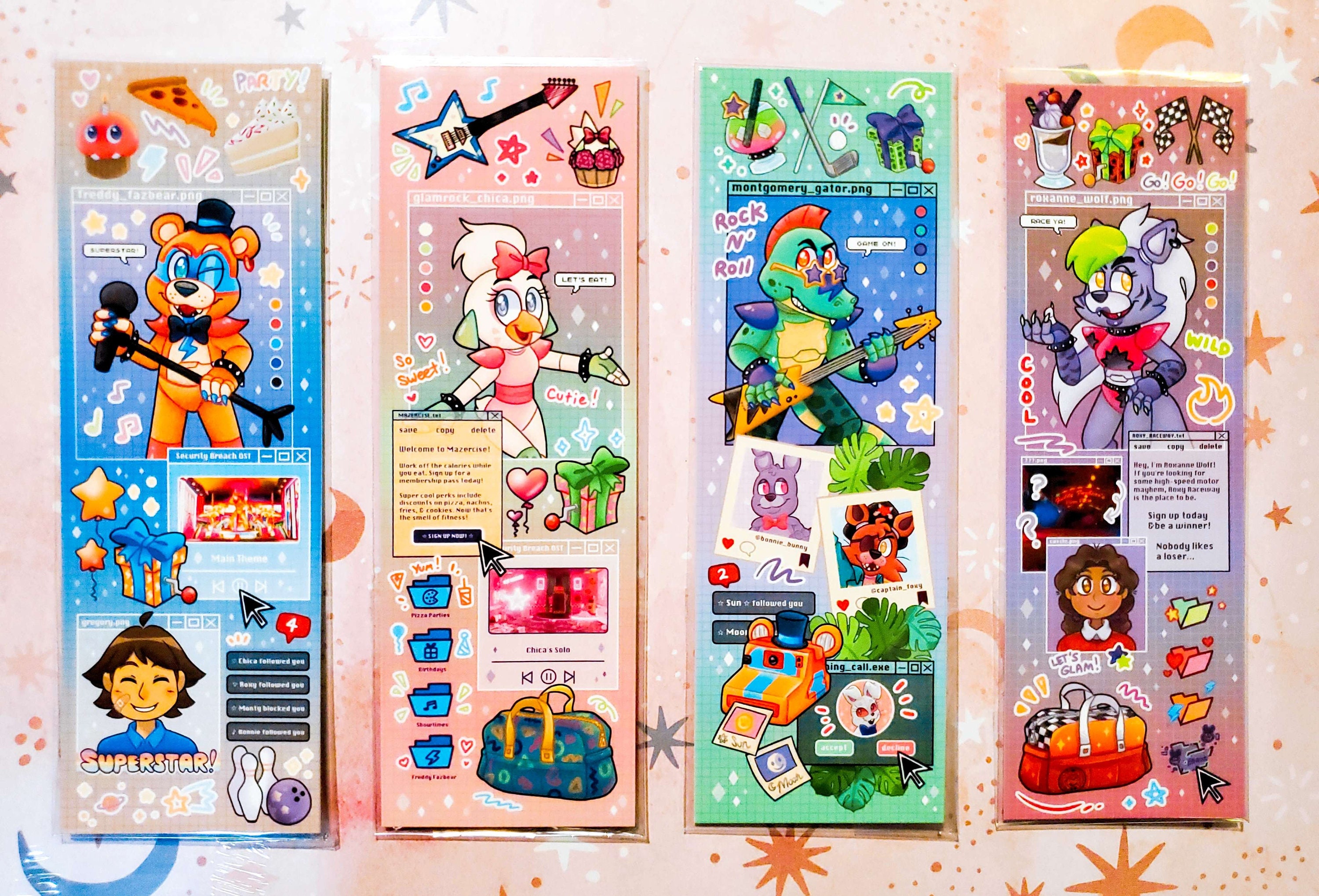 FREE Printable Five Nights at Freddy's Bookmarks  Fnaf crafts, Five nights  at freddy's, Fnaf book