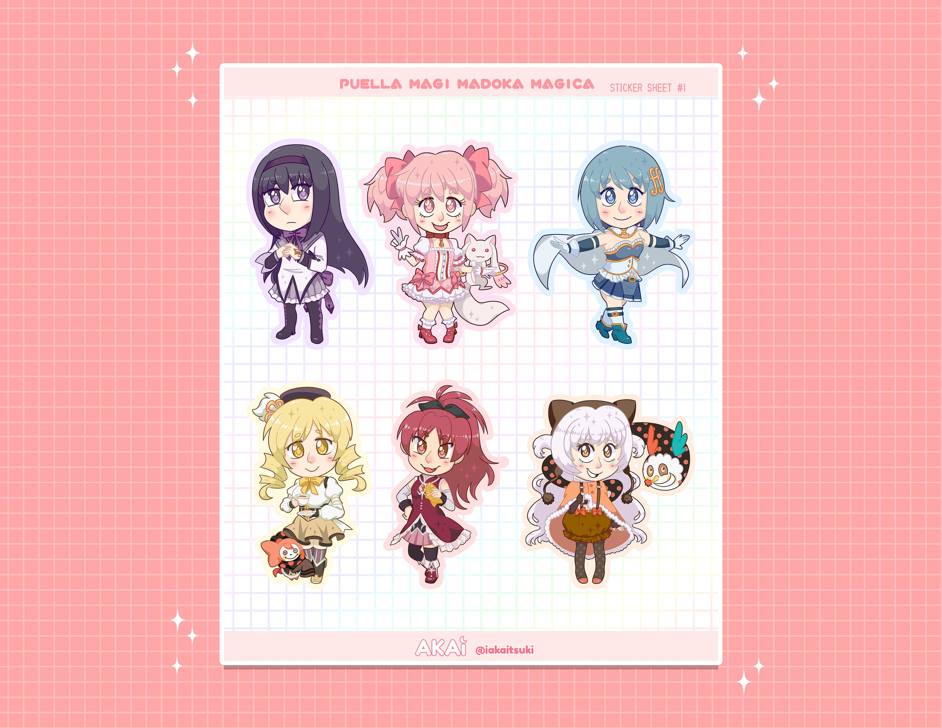 Magi Chibi Character Stickers