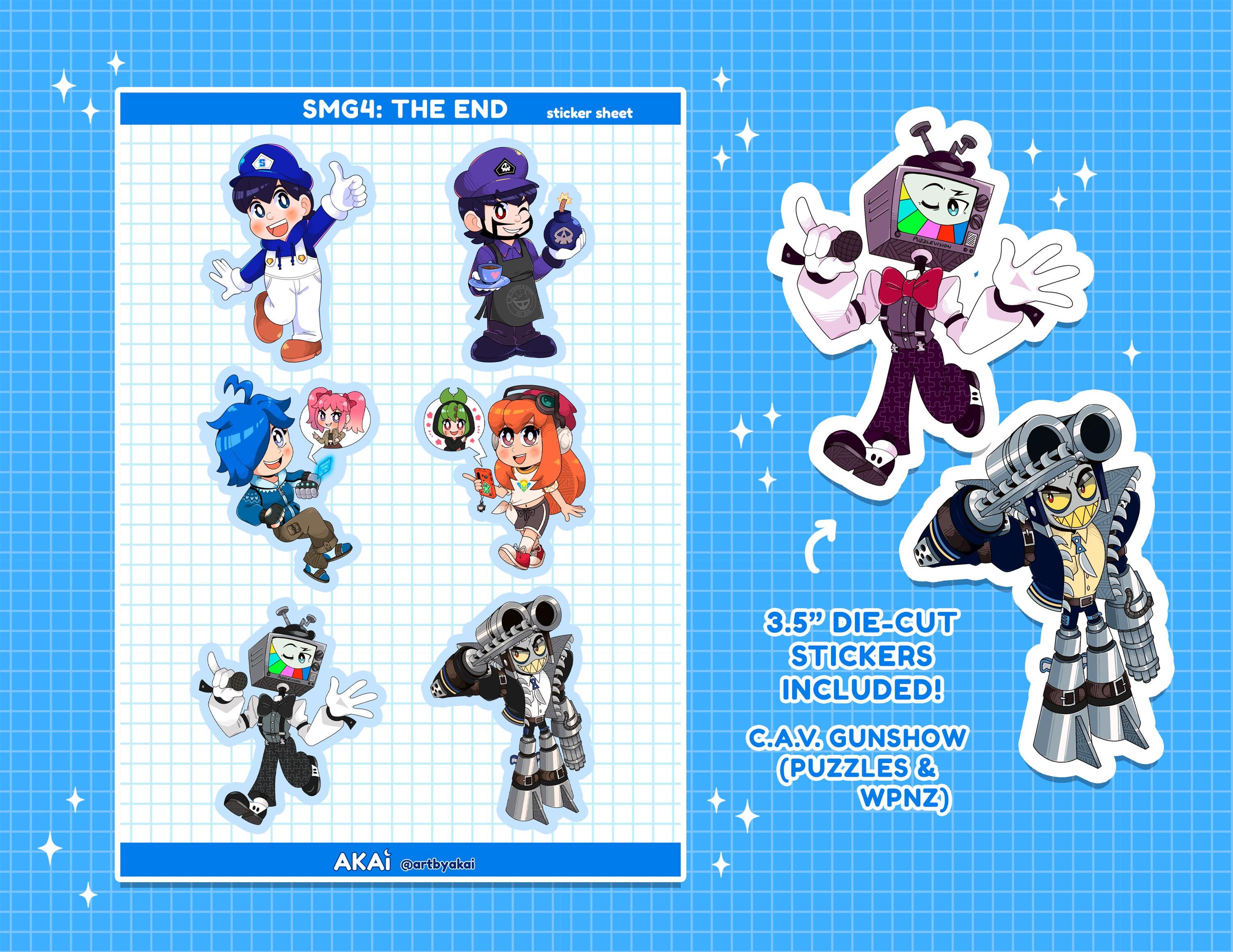 Mr Puzzles Keychain Smg4 - Etsy