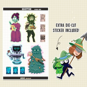 INSCRYPTION Sticker Sheet | Stickers | Die-Cut | INSCRYPTION