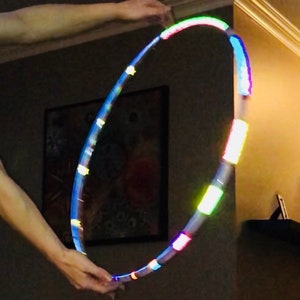 Rainbow Galaxy Reflective Hula Hoop afbeelding 5