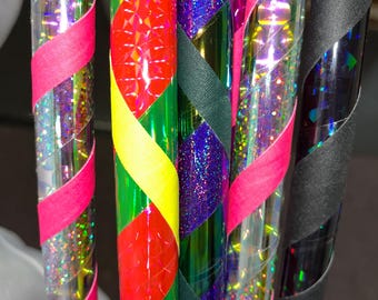 Mystery Beginner Hula Hoop: Shiny Deco & Grip Tape