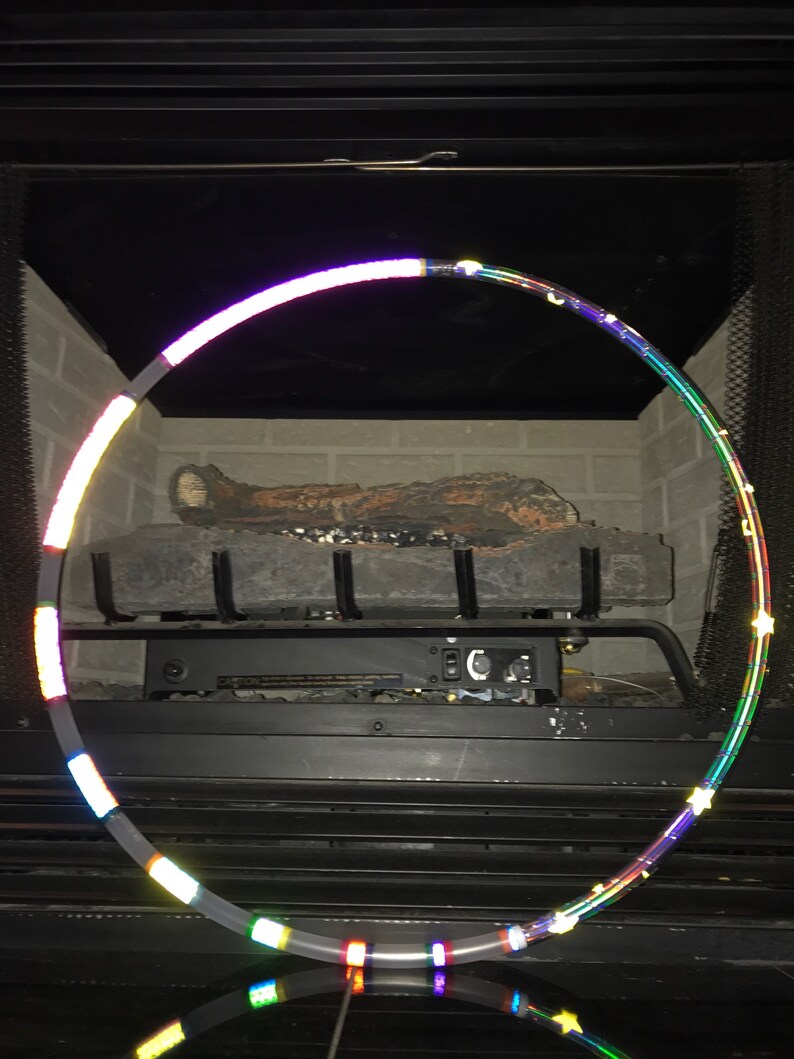 Rainbow Galaxy Reflective Hula Hoop afbeelding 7
