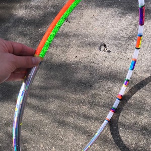 Rainbow Galaxy Reflective Hula Hoop afbeelding 4