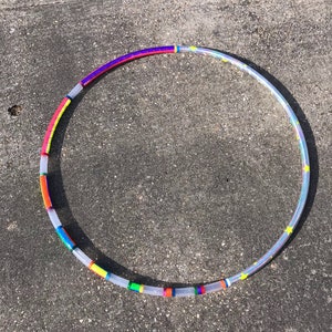 Rainbow Galaxy Reflective Hula Hoop afbeelding 8