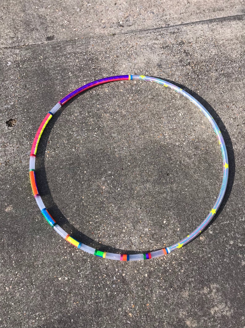 Rainbow Galaxy Reflective Hula Hoop afbeelding 8