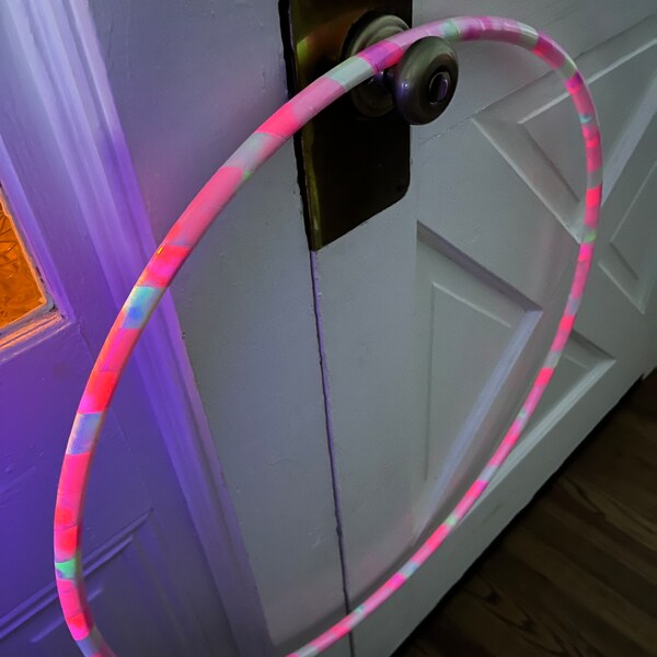 Cotton Candy Taped Hula Hoop