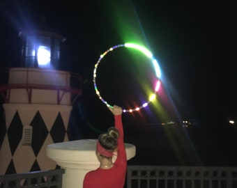 Rainbow Galaxy Reflective Hula Hoop
