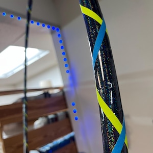 Galaxy Glam Beginner 3/4” HDPE Taped Hula Hoop