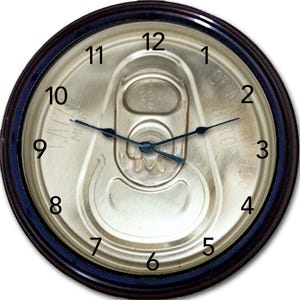 Regalo para amantes de la cerveza: lata de cerveza, reloj de pared novedoso, decoración para cuevas de hombres, regalo para bebedores de cerveza, decoración de bar, regalos para papá, reloj de pub.