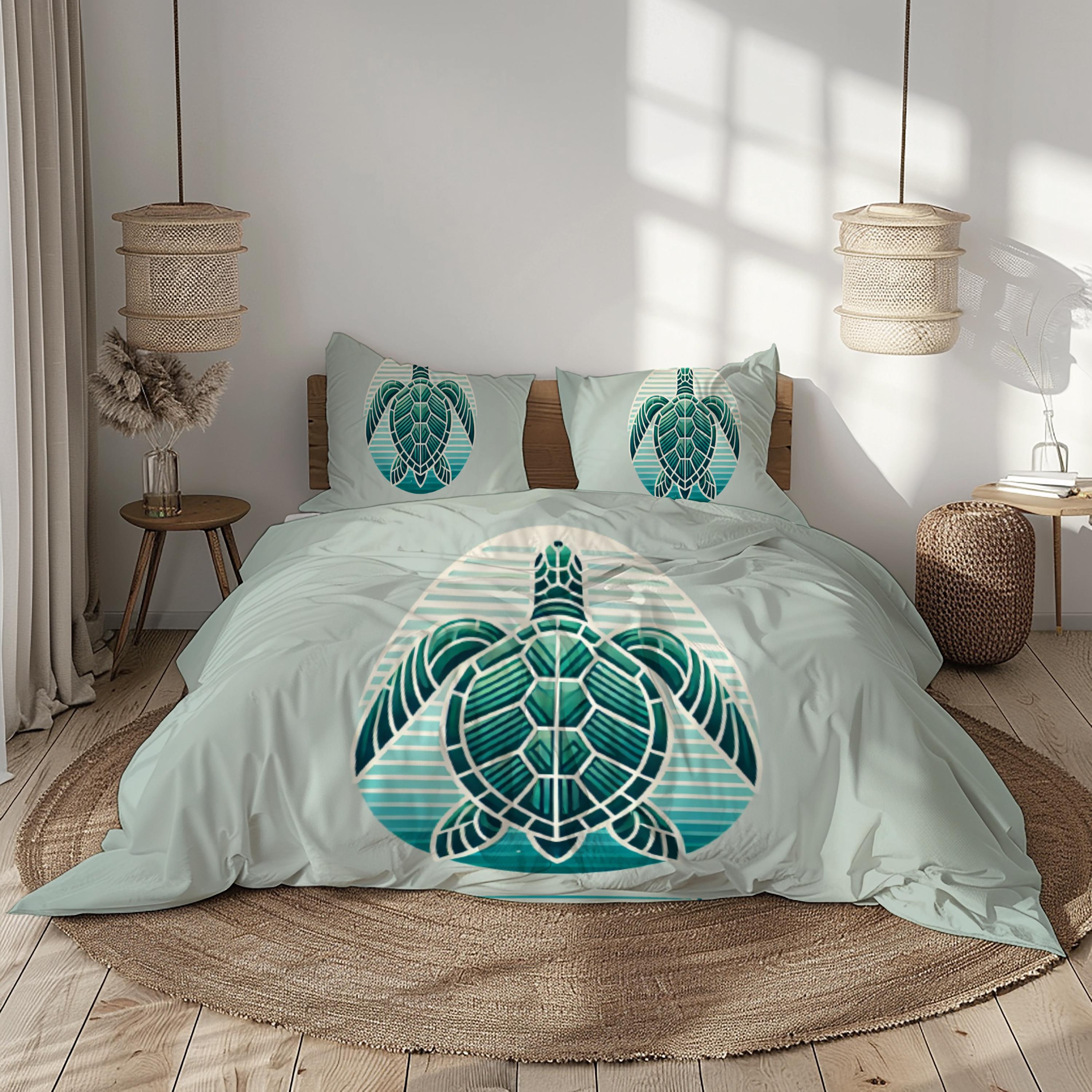 Lunarable Aqua and Grey Bedspread, Checkered Pattern with Diagonal Squares Rhombus Lattice, Decorative Quilted 3 Piece Coverlet Set with 2 Pil並行輸入 : Lunarable Aqua Duvet Cover Set, Water Swimming Pool