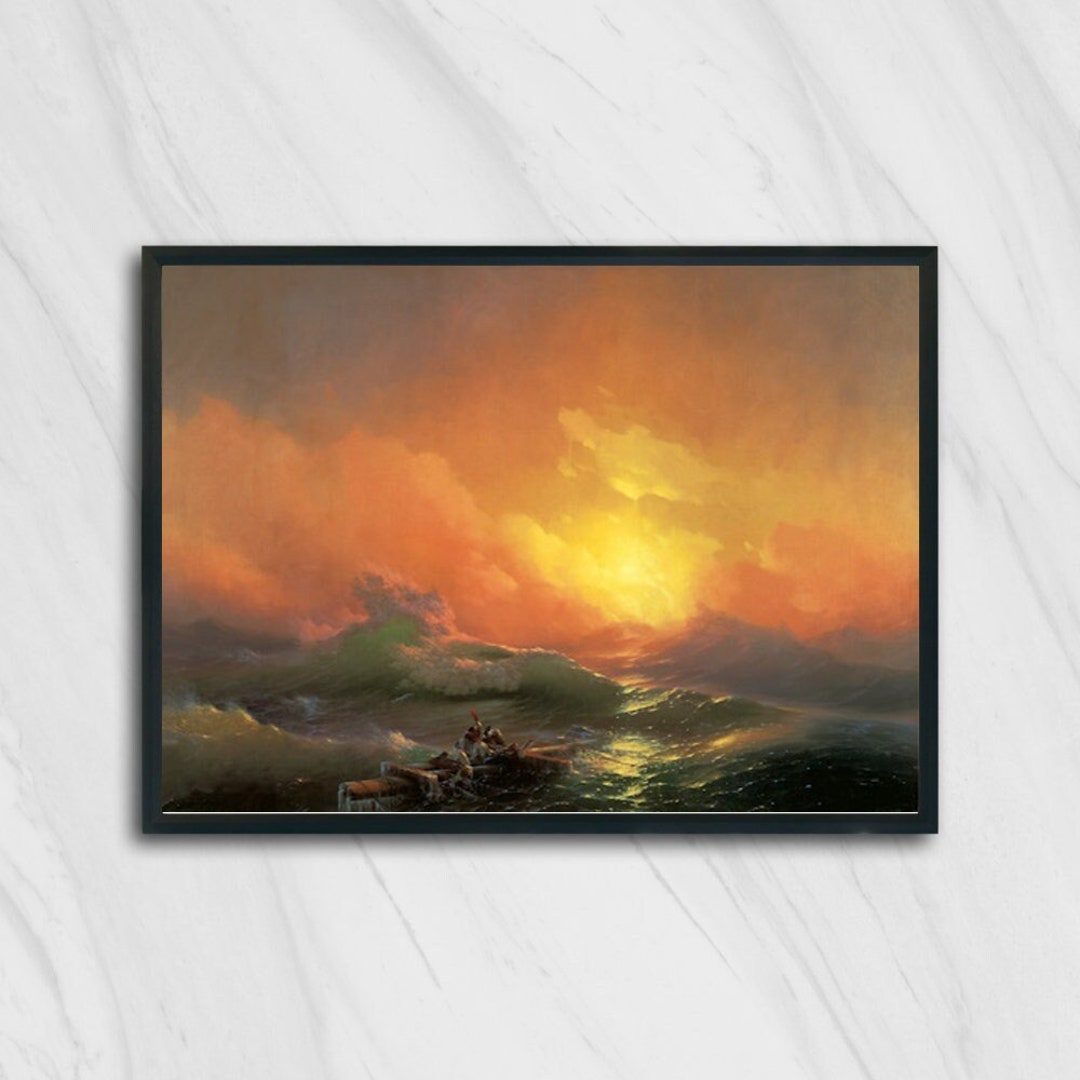 Ivan Aivazovsky the Ninth Wave, Instant Download, Downloadable Art ...