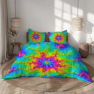 Bunte bettdecke