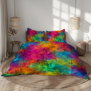 Bunte bettdecke