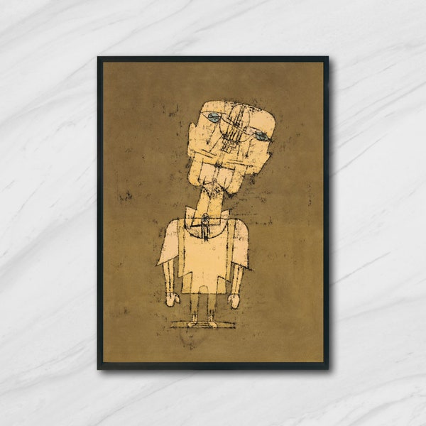 Paul Klee - Gespenst eines Genies (Ghost of a Genius), Downloadable Art Print, Instant Download, Wall Decor, Printable Art