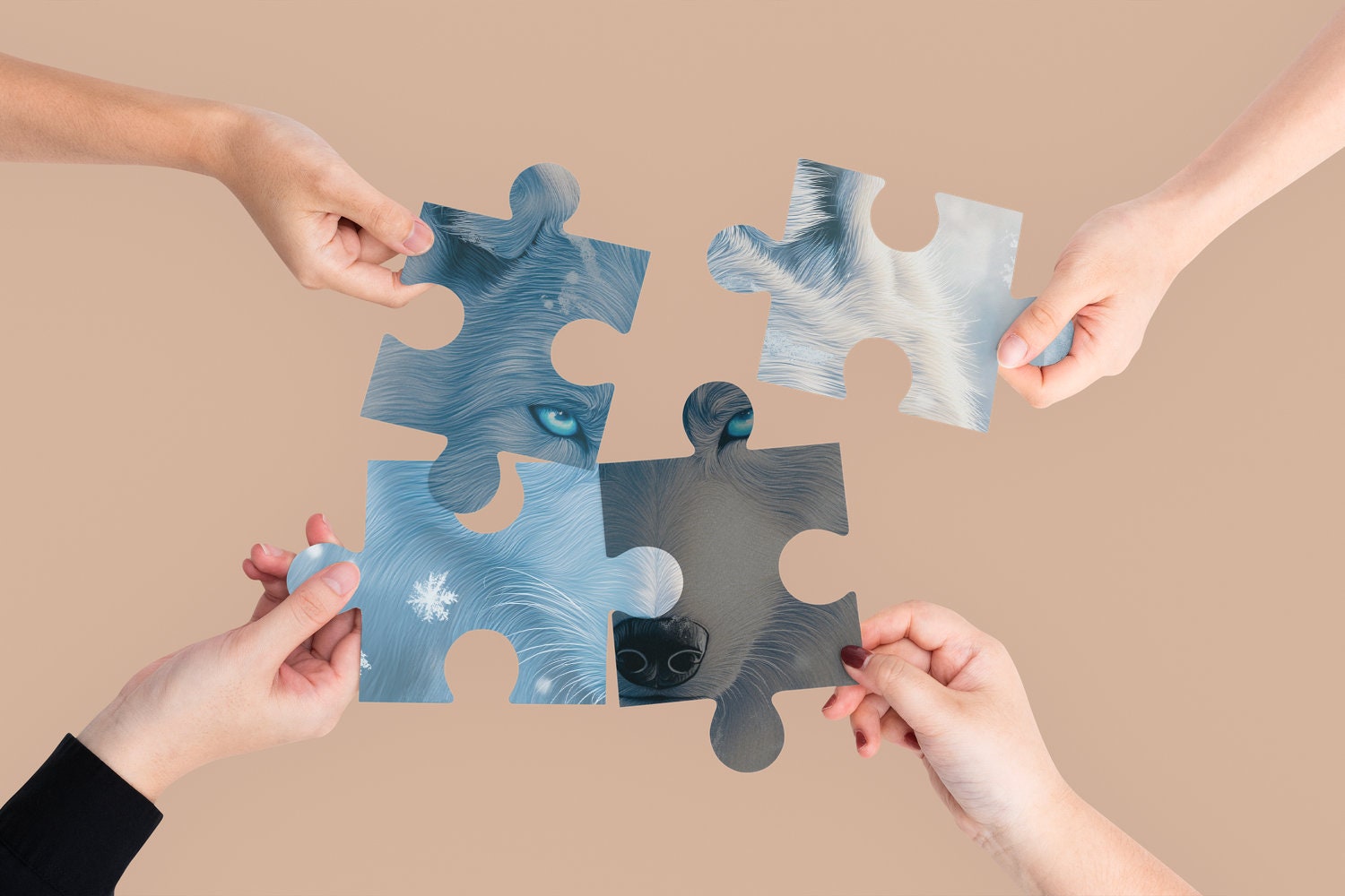 Dr. MUYA® Dr. MUYA Puzzle Legno per Adulti, Puzzle in Legno della Foresta, 35 x 35 cm, 220 Pezzi, Puzzle di Forma Irregolare, Wooden Puzzle, Scatola