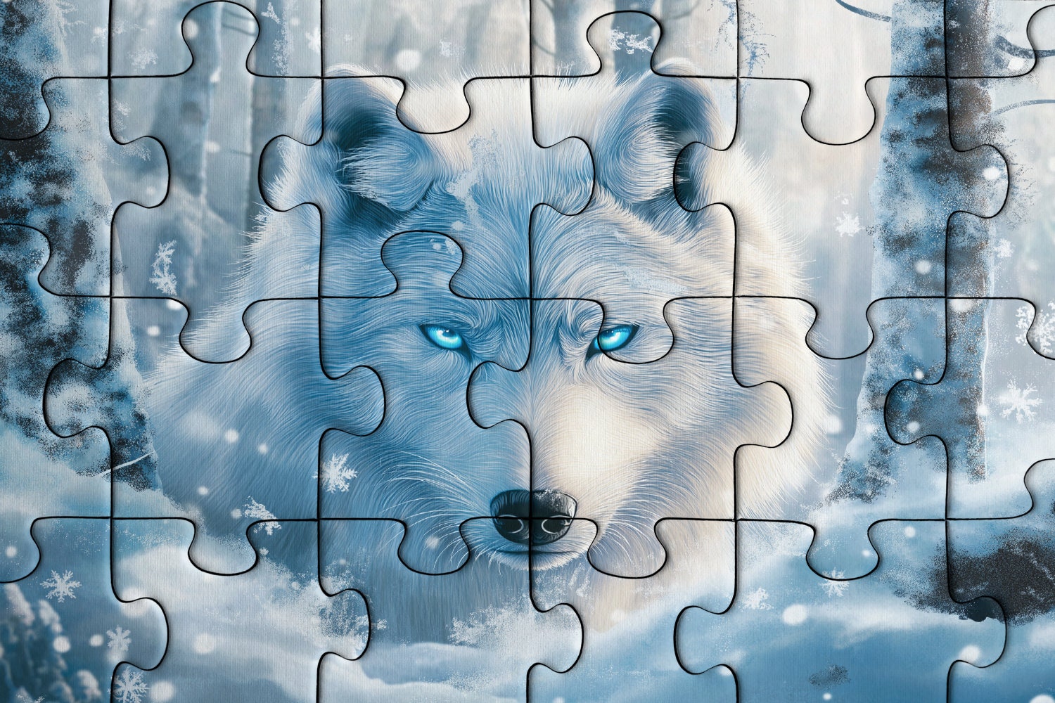 Wolfページ Wolf Puzzle · Art by Amanda Lanford