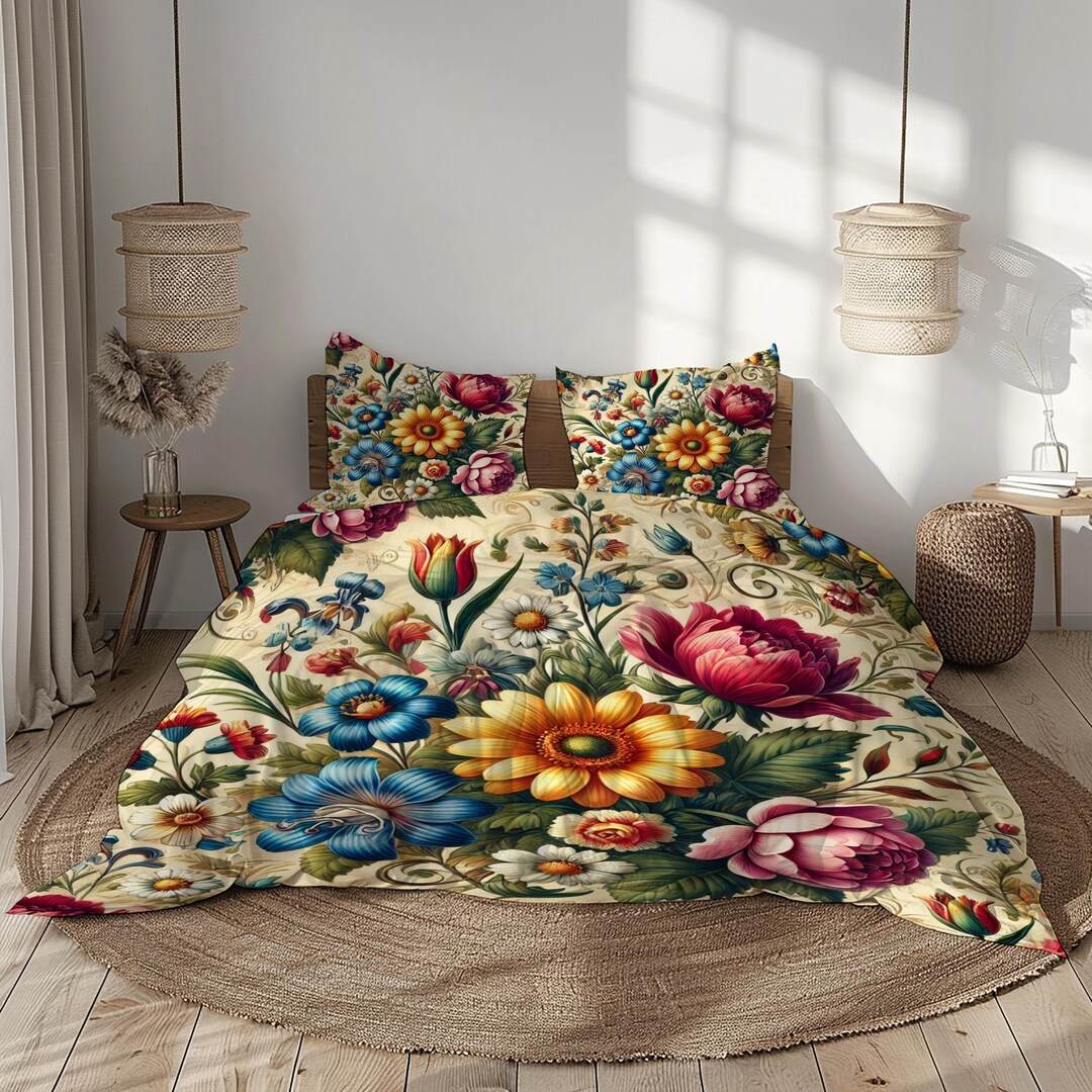 Vintage Floral Bedding Sets
