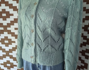 Sweet blue granny sweater