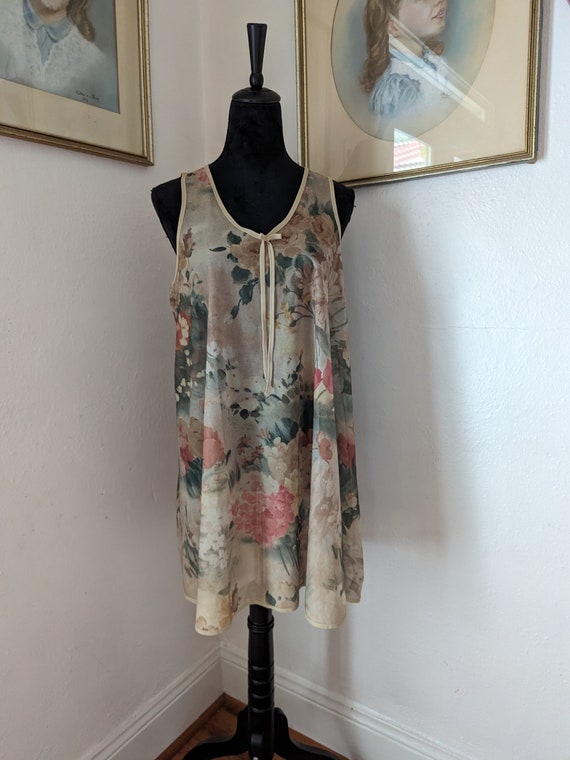 Floral baby doll shift dress