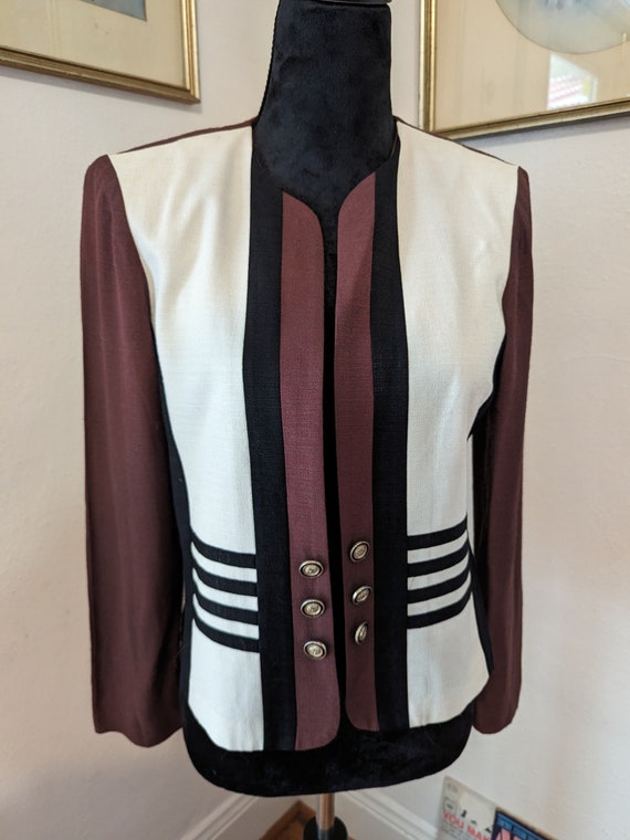 Graphic blazer