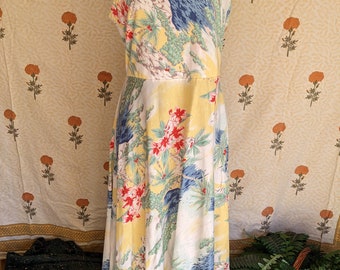 Tropical maxi dress