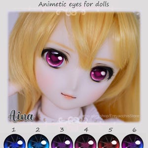 Freyacchi Animetic Augen - Dollfie Dream, Smart doll, BJD (14-24 mm)-Aina